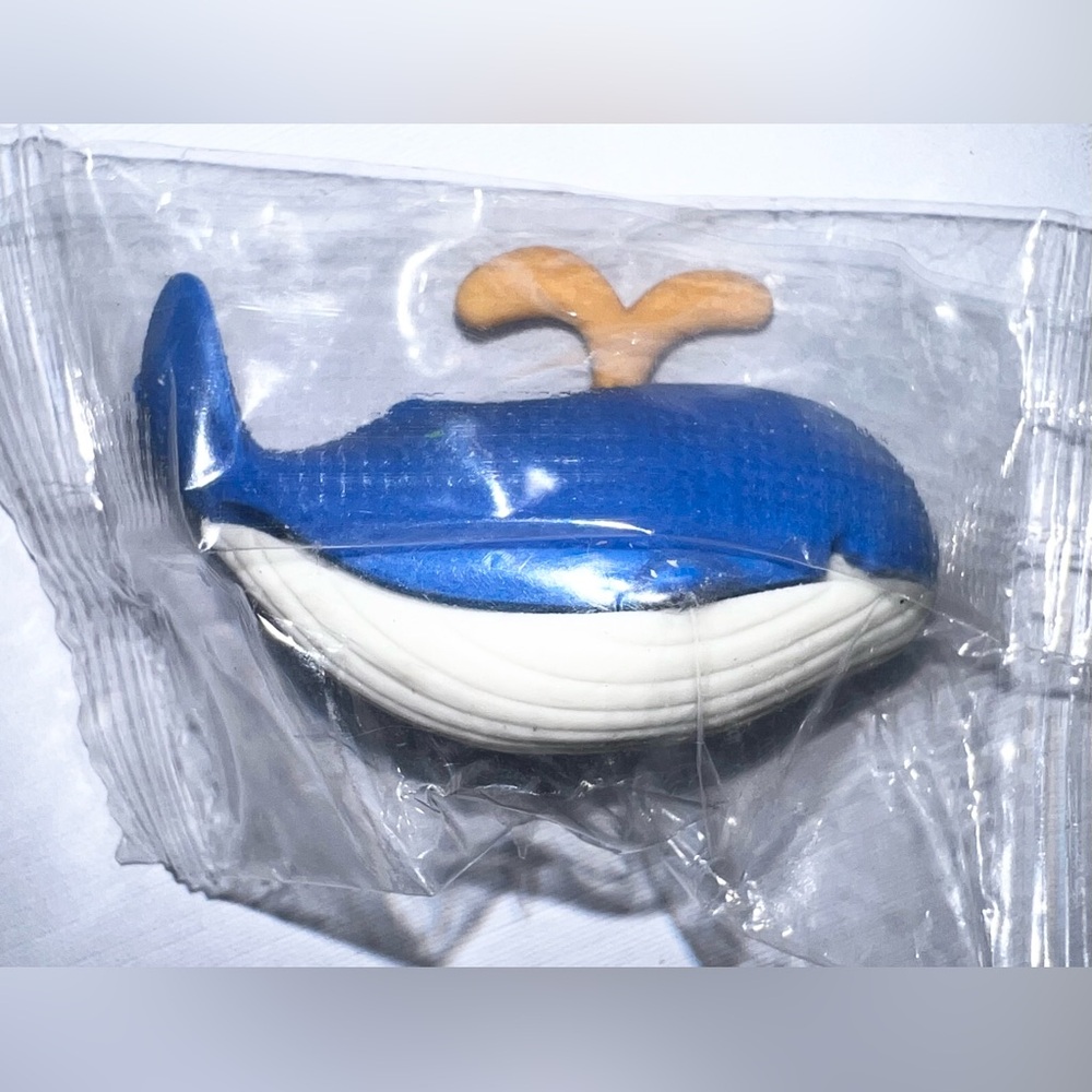 $.50 WHALE ERASER NEW. $.50 WITH ANY $10 ORDER OR MORE